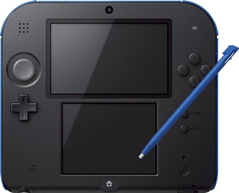 Nintendo 2ds deals blue and black